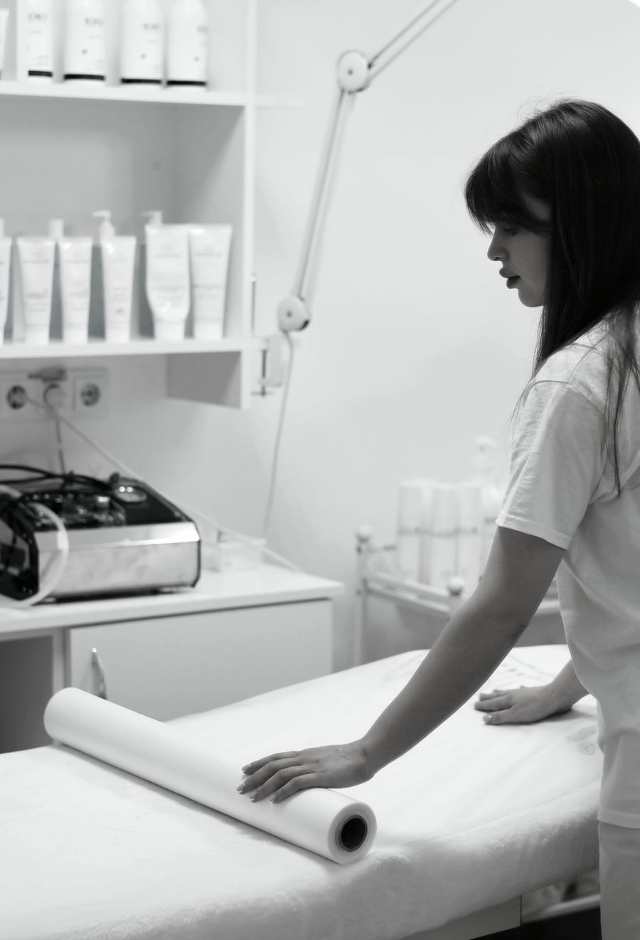 Professional spa treatment room